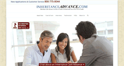 Desktop Screenshot of inheritanceadvance.com